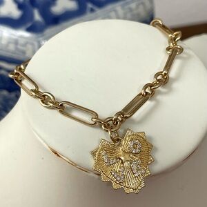 Heart Charm Bracelet LOVE Mixed Trombone Chain